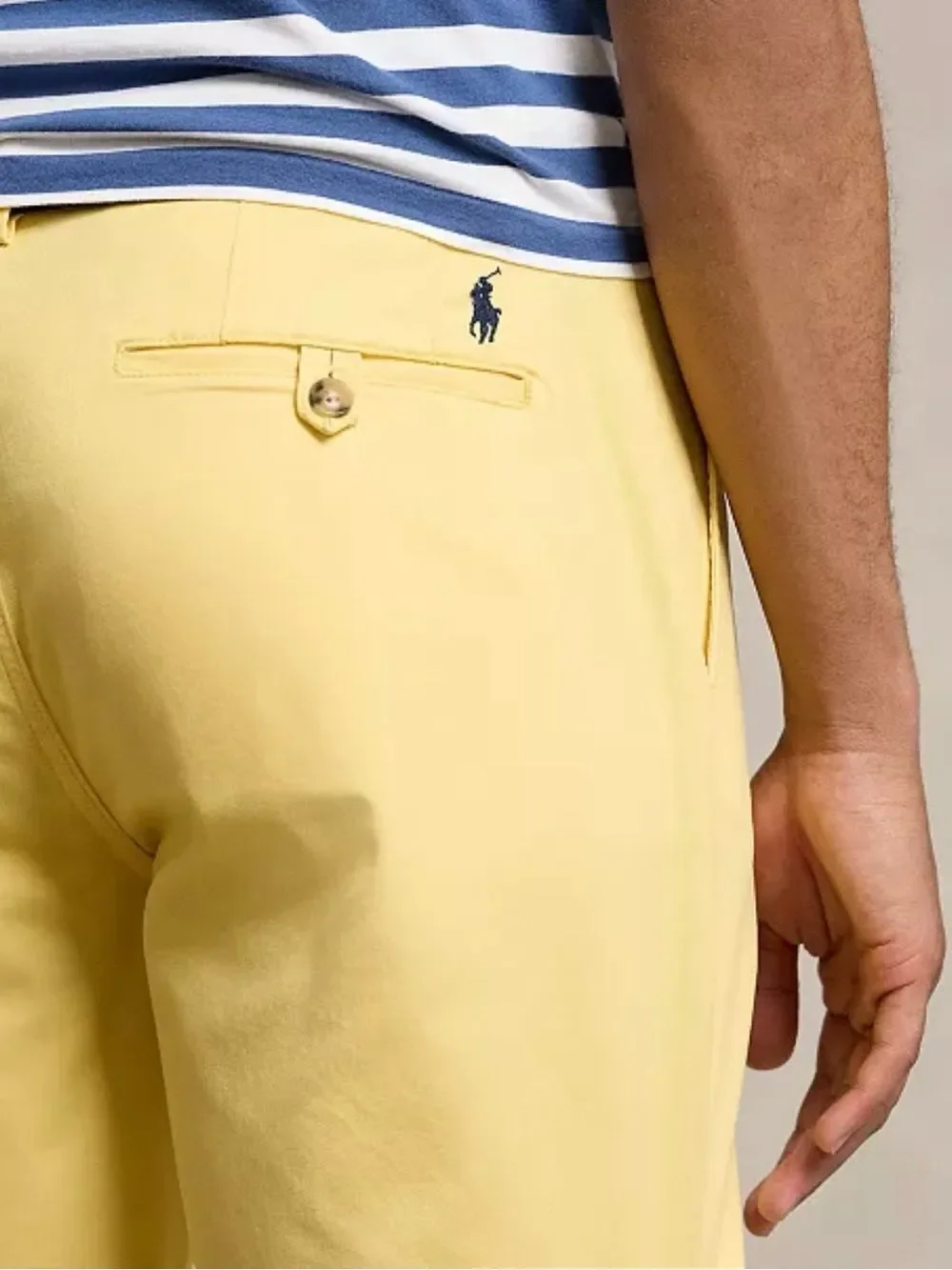 Polo Ralph Lauren Classic Fit 9” Chino Shorts Yellow 32 NWOT